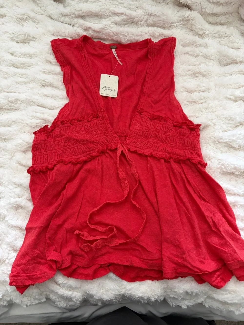 NWT Free People Red Tank